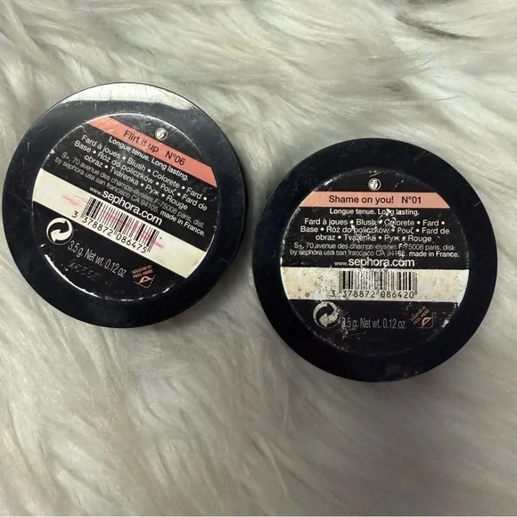 Sephora Colorful Blush Duo Flirt It Up 06 and Shame On You 01 Gently Used - Picture 3 of 5